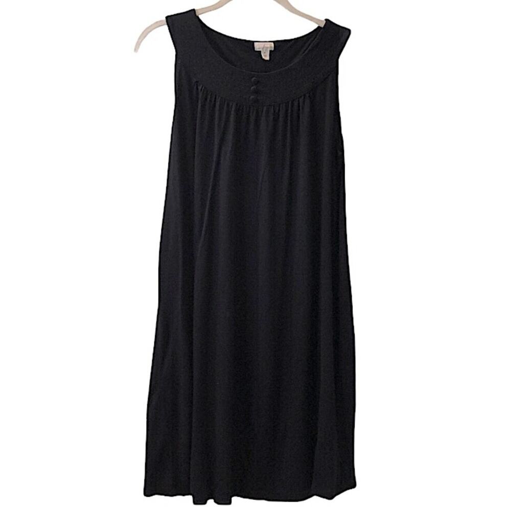 Nordstrom Frenchi casual, easy to wear black dress